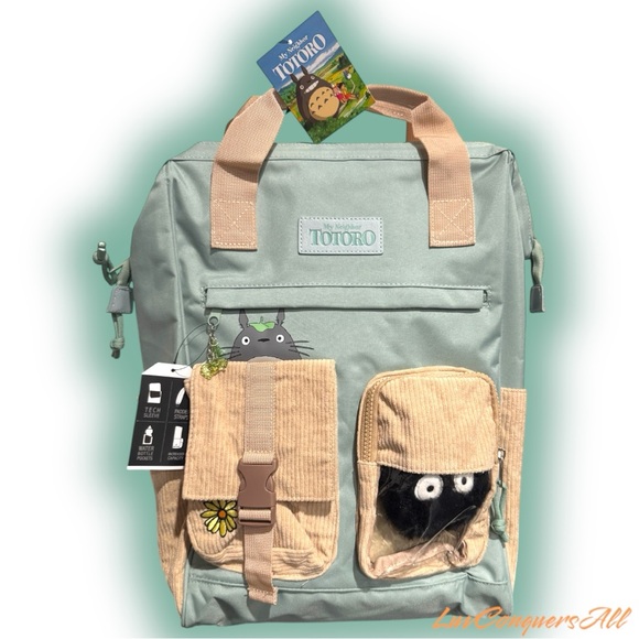 Her Universe Handbags - Studio Ghibli My Neighbor Totoro Soot Sprite Multi-Pocket Backpack